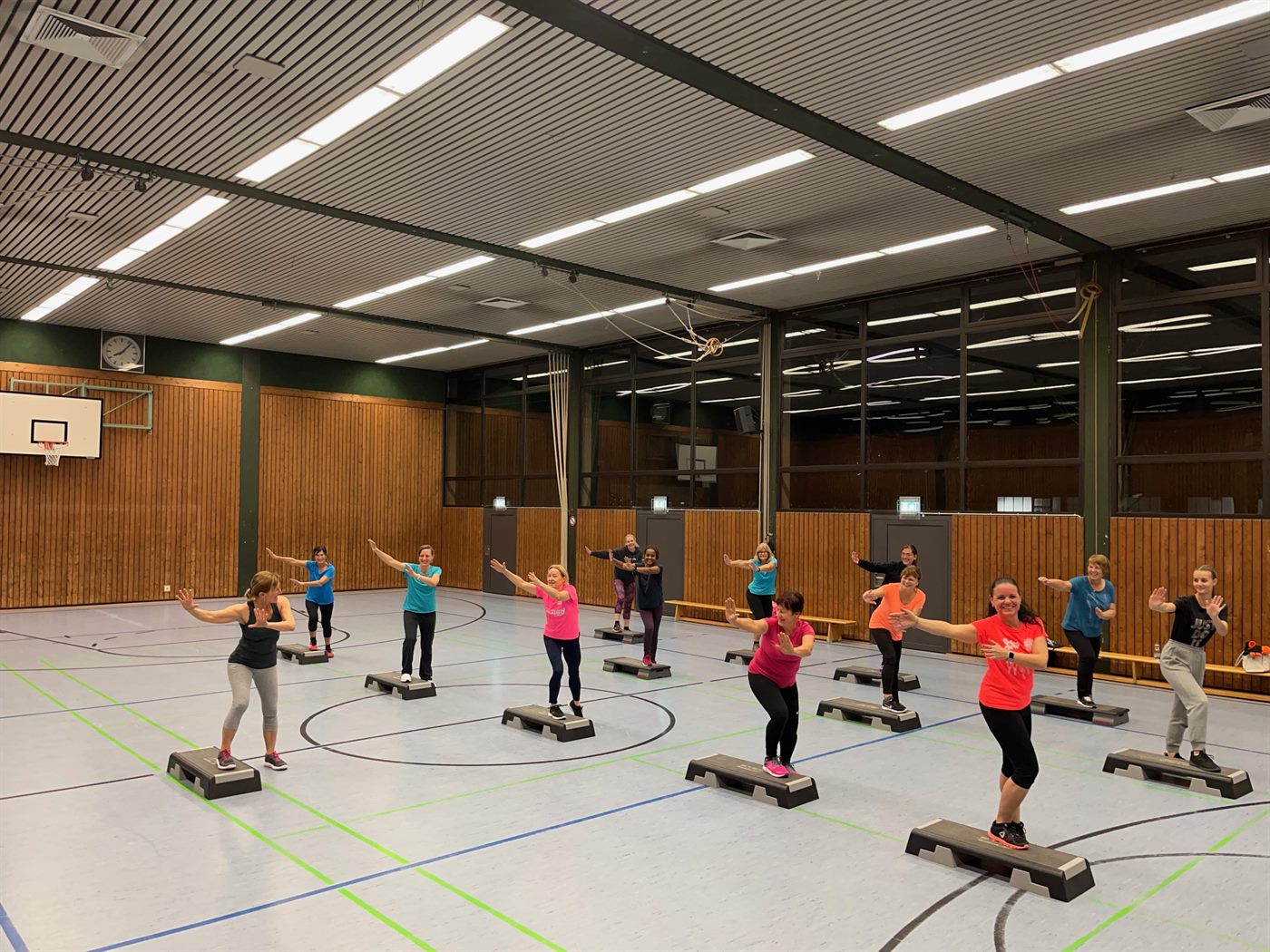 Workout in der Rheingoldhalle
